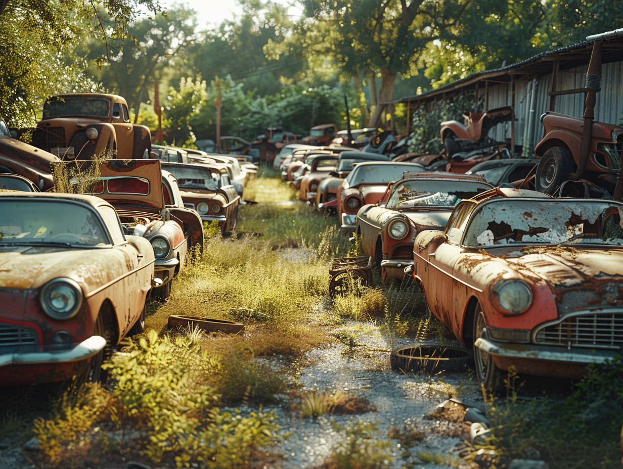 exploration + casse-auto