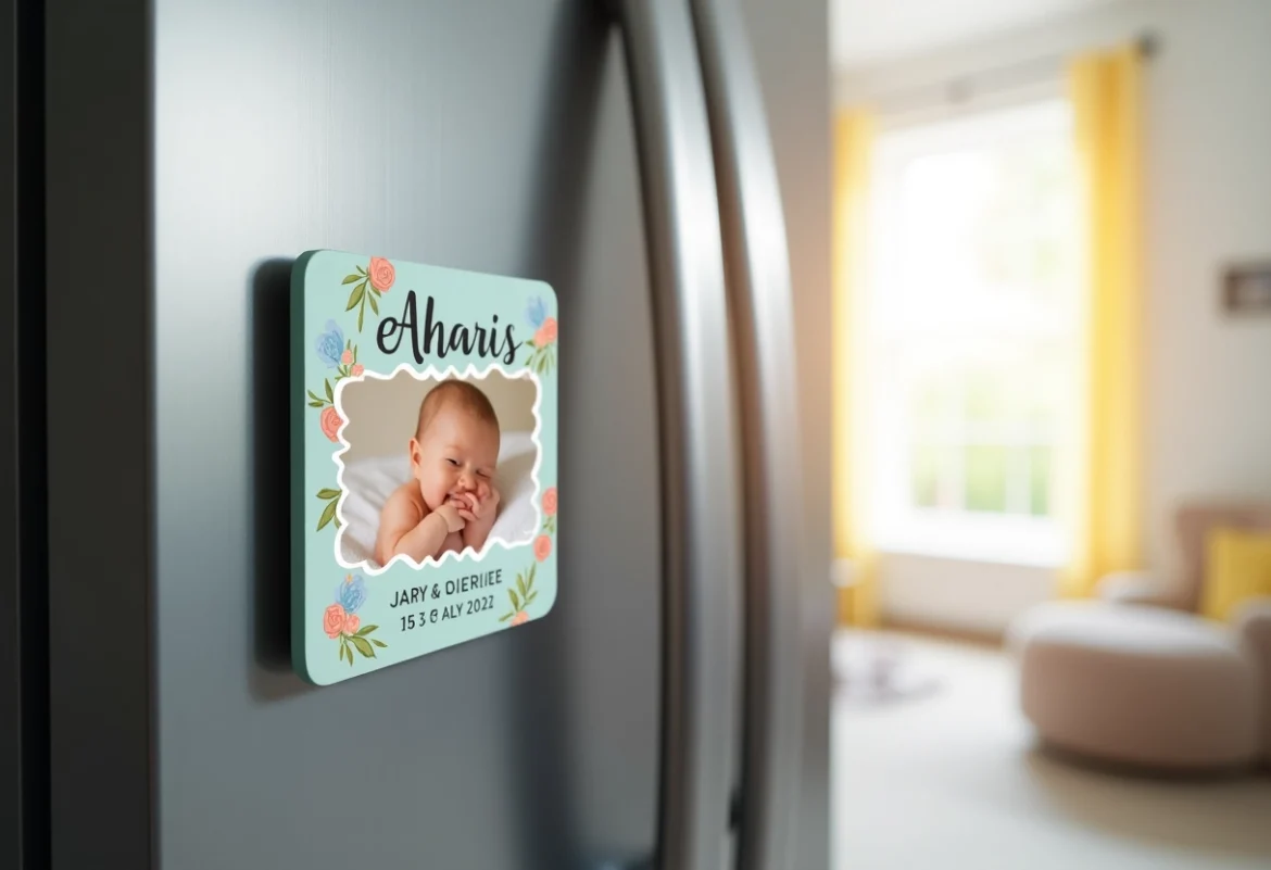 faire part naissance magnet